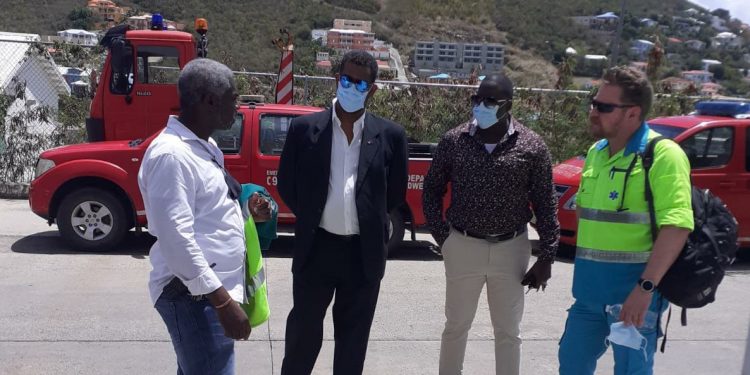 Minister of VSA conducts work visit to Fire and Ambulance department