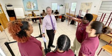 Polling station open, students observe elections