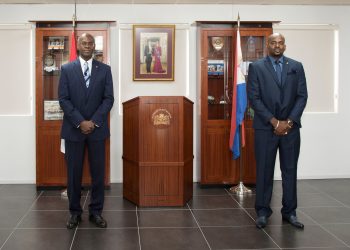 Appointment and swearing in of Mr. Omar Ottley as Minister of Public Health , Social Development and Labour