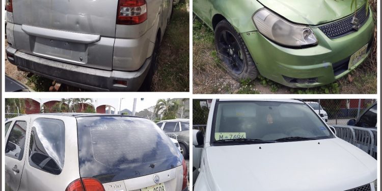 Police (KPSM) requesting assistance with confiscated stolen vehicles