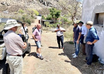 State Secretary Knops updated on goat control project