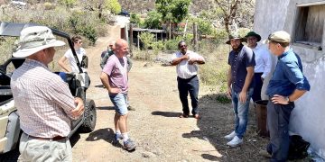 State Secretary Knops updated on goat control project