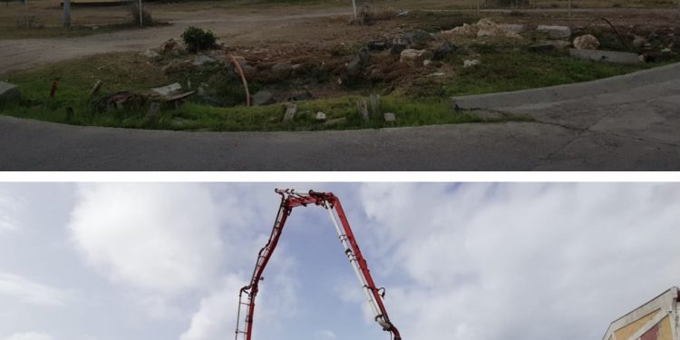 Work progressing at Foga pumping station