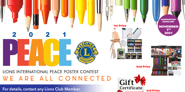 Lions Club launches Peace Poster contest
