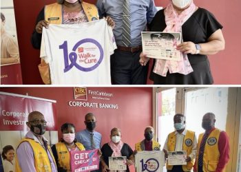 Sint Maarten Lions Club ContributesTowards Drive for the Cure.