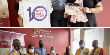 Sint Maarten Lions Club ContributesTowards Drive for the Cure.