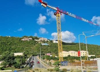 Tower cranes being installed for SMGH construction
