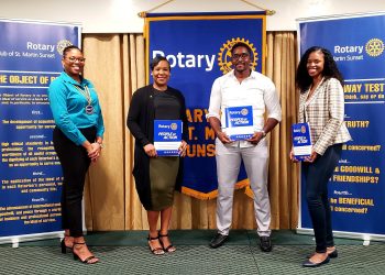 Rotary Sunset Inducts Three Professionals