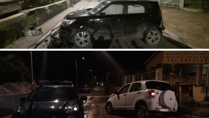 One suspect arrested after a high-speed chase by French Police onto union road, in Cole-Bay