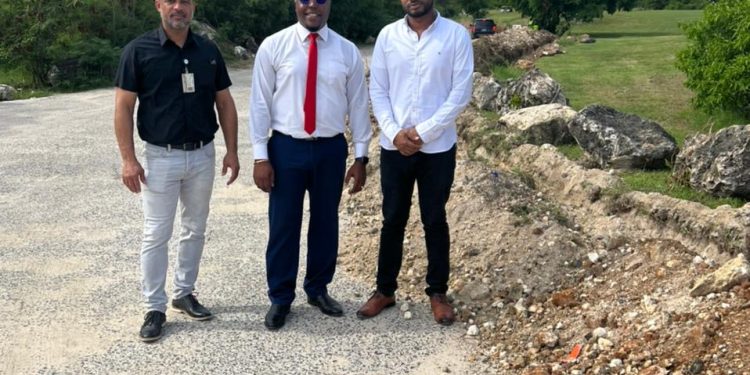 Electricity, Water, and fibre now at Mullet Bay Beach