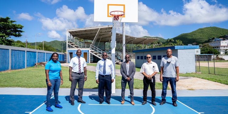 MULTIPURPOSE COURT AT JOHN COOPER JOSE LAKE BALL PARK REFURBISHED
