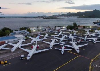 High Demand for Corporate Jet parking at Princess Juliana International Airport