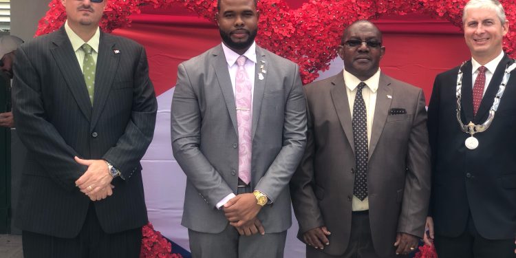 Vaughn Sams delegated PLP island council faction at Saba Day Event