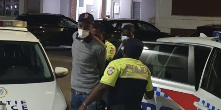 The suspect, who shot a woman in Middle Region got arrested