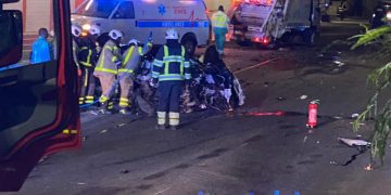 Accidente grave en Bush road