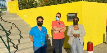 Minister of Justice Richardson visits Asha Stevens Hillside Christian School and reviews Safety & Security