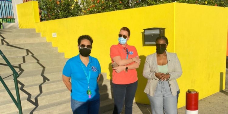 Minister of Justice Richardson visits Asha Stevens Hillside Christian School and reviews Safety & Security