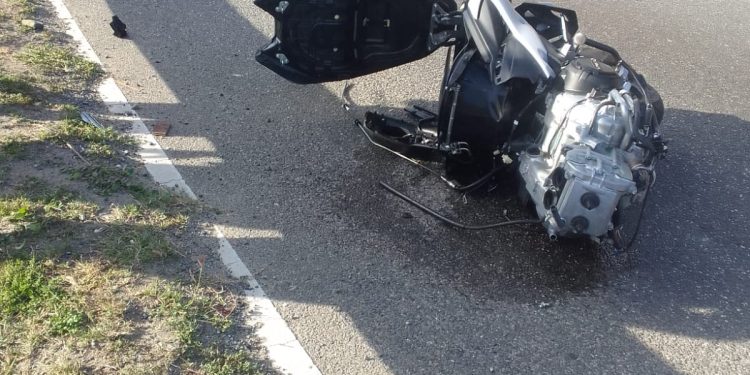 Accidente de pasola en A.J.C. Brouwers Road