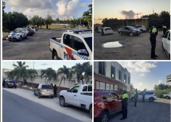 La policía estuvo ocupada este fin de semana con controles de tráfico