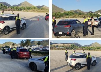 La policía realizó controles de tránsito