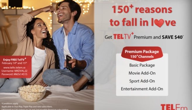TelEm Group tiene más de 150 razones para que te enamores de TelTV+ en el Día de San Valentín