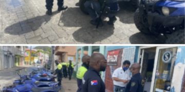 La policía estuvo ocupada realizando controles en Philipsburg
