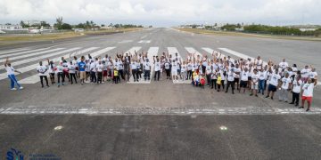 El Aeropuerto Internacional Princess Juliana inicia la 1ra carrera de pista