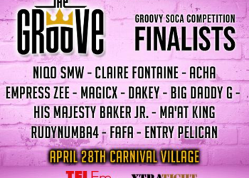 Concursantes de Soca nombradas para el primer concurso de Soca de Carnaval “The Groove”