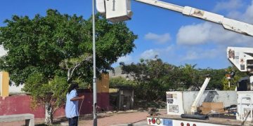 NV GEBE intensifica su programa de mantenimiento de luces públicas