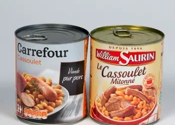 RECUERDE Carrefour Cassoulet enlatado