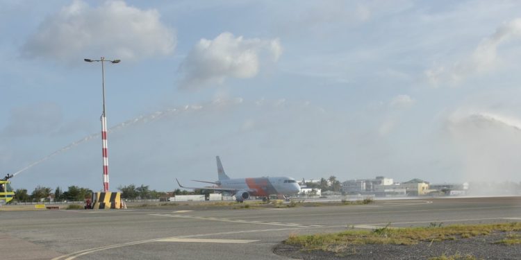 Sky high Aviation Services Dominicana realiza un vuelo inaugural con su Aeronave Embraer 190