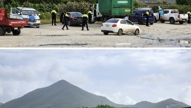 Controles realizados en vía Nisbeth Road el 27 de octubre de 2022