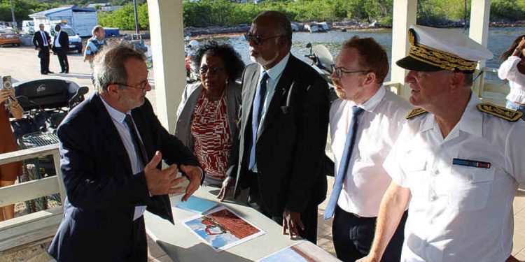 El Ministro Francés de ultramar visita Saint Martin y Saint Barths