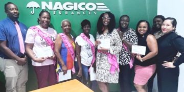 Las sobrevivientes del cáncer de mama, hacen una visita de cortesía a a la oficina de Nagico