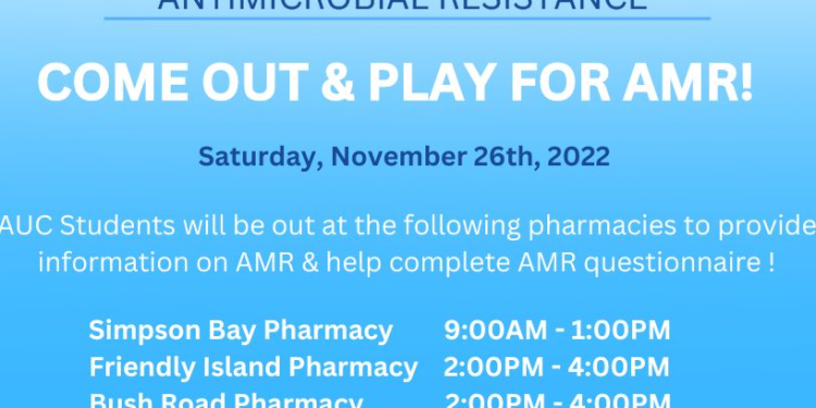 Ven y juega para AMR el sábado. Infórmese sobre la resistencia a los antimicrobianos