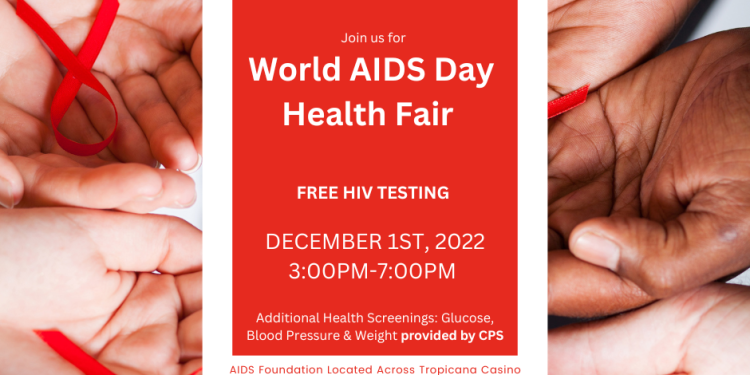 Feria de Salud para el Día Mundial del SIDA. Participe en la encuesta de ITS