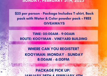 Color Walk ’23 está programado para el 5 de febrero. Marque sus calendarios