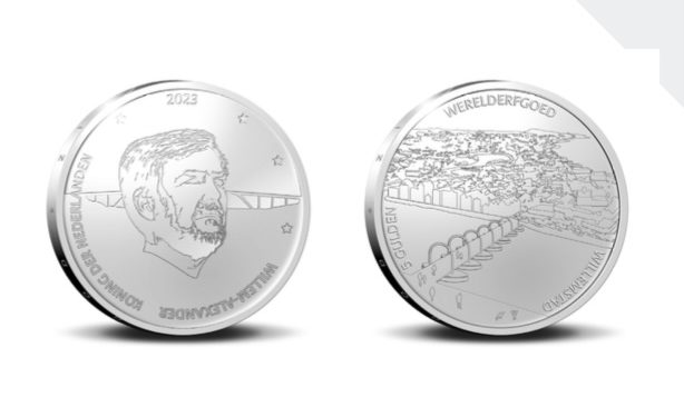 La moneda conmemorativa del patrimonio mundial de Willemstad