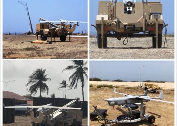 Ejercicios del ejército con drones en Aruba