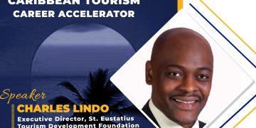 Charles Lindo speaks at Caribbean Tourism Career Accelerator