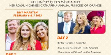 Despliegue policial durante visita de la Familia Real