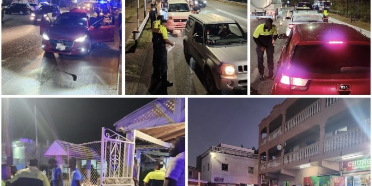 La policía Continúa haciendo controles