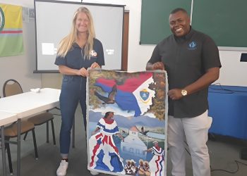 “La Fundación Le Sommet dona un lienzo único a NPower”.