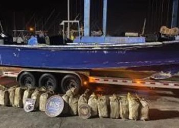 Two Dominicans and a Venezuelan in a boat with a thousand kilos of cocaine seized in Puerto Rico