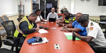 Ejercicio de Tsunami en Sint Eustatius