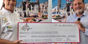St. Maarten Flavours 2022, recauda más de $12,000 para que el equipo de talentos culinarios de St. Maarten compita en Taste of the Caribbean en Miami en 2023