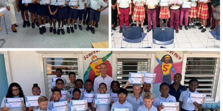 Esta semana, el Centrale Bank van Curacao en Sint Maarten (CBCS), lanzó una serie de conferencias para los grupos 7 de las escuelas primarias.