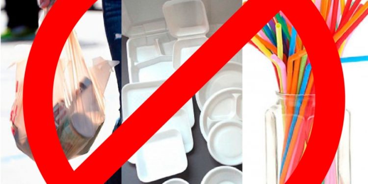 Prohibición de plástico de un solo uso para comenzar con control fronterizo
