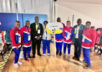 El Gobernador de Sint Maarten visita los Juegos Mundiales Olímpicos Especiales 2023 en Berlín