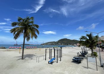 Inauguración del parque deportivo en el Boardwalk